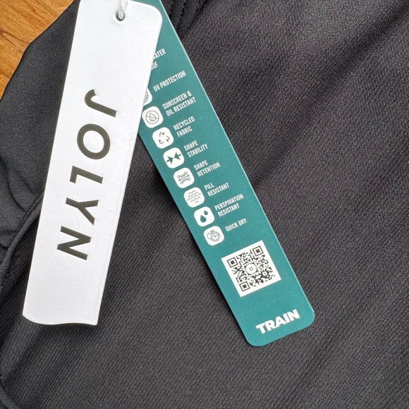 JOLYN Nancy One-Piece Swimsuit Black Size 42 NWT Cross Back Performance Swim - Picture 7 of 7